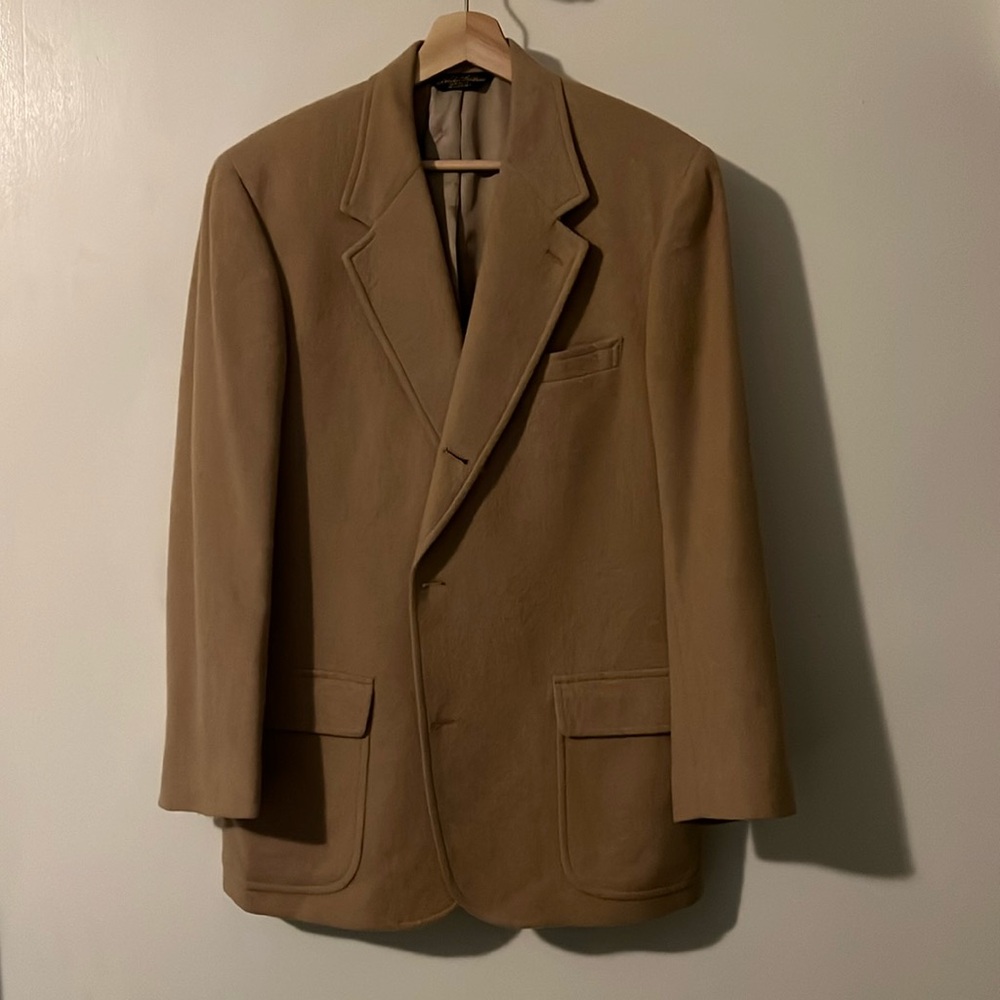 Brooks Brothers Classic Fit Camel Hair Twill 1818 Sport Coat